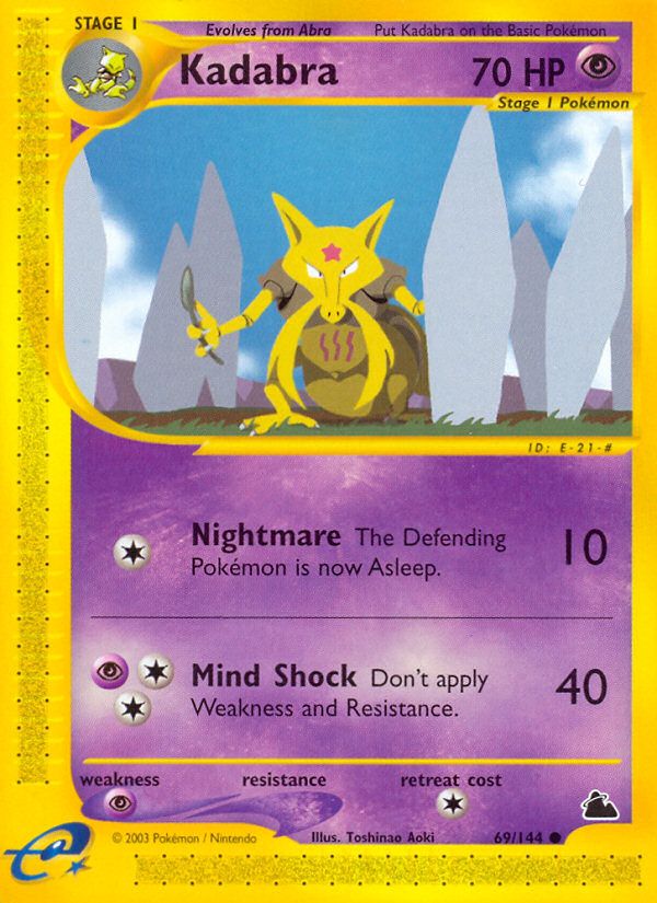 PSA 10 Kadabra Expedition Base Set graded Pokémon card