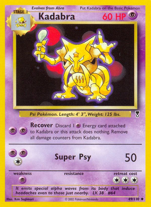 PSA 10 Kadabra Diamond & Pearl graded Pokémon card