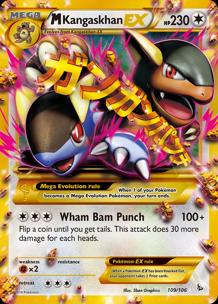 PSA 10 M Kangaskhan EX Flashfire graded Pokémon card