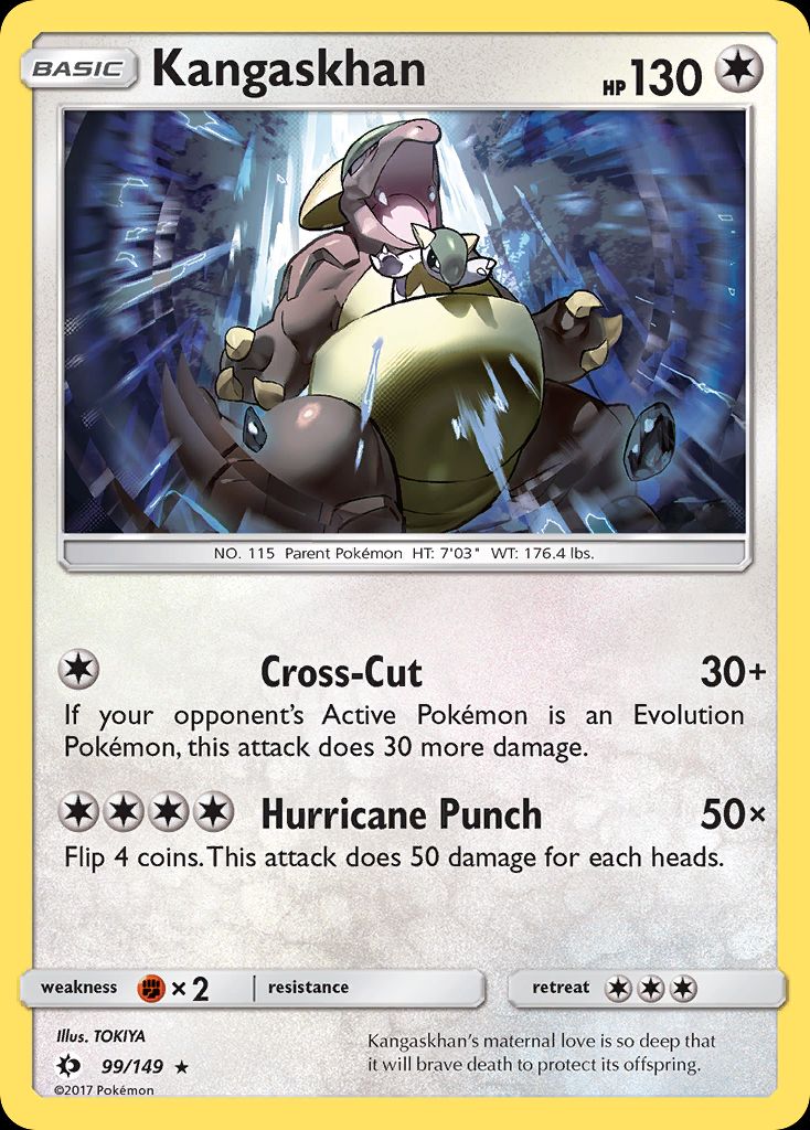 PSA 10 Kangaskhan-GX Crimson Invasion graded Pokémon card