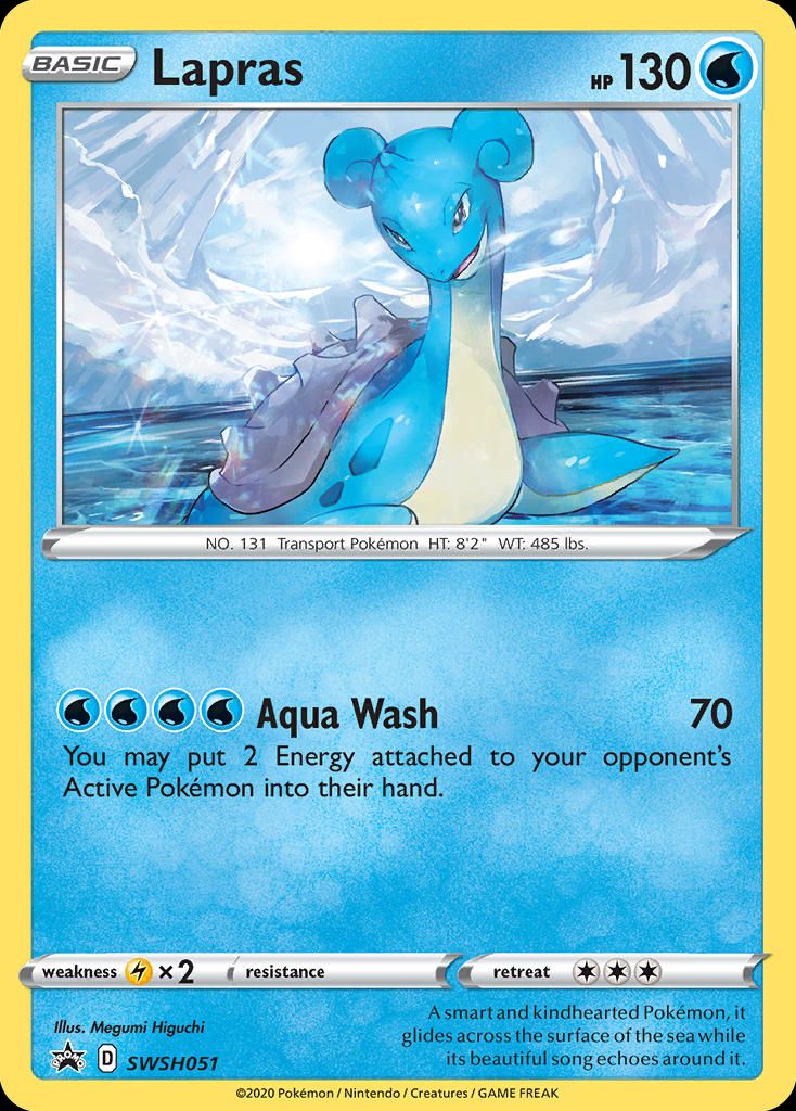 PSA 10 Lapras VMAX SWSH Black Star Promos graded Pokémon card