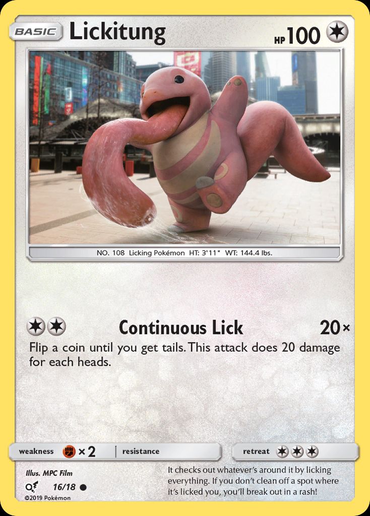 PSA 10 Lickitung Detective Pikachu graded Pokémon card