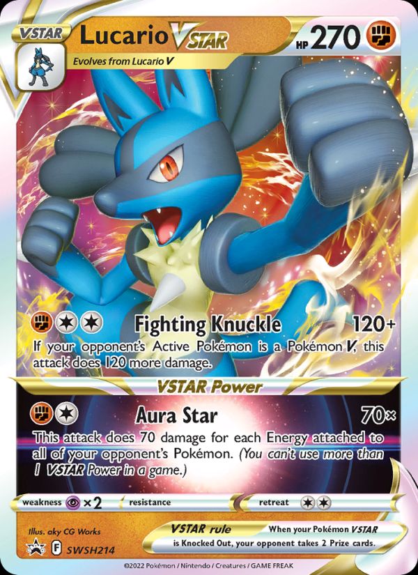 Lucario VSTAR promo Sword Shield SWSH270 PSA 10 graded Pokémon card
