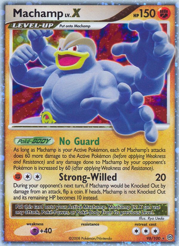 PSA 10 Machamp LV.X Stormfront graded Pokémon card