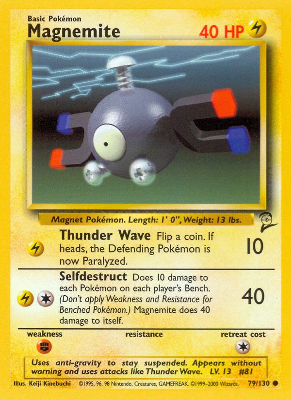 PSA 10 Magnemite Legendary Collection graded Pokémon card