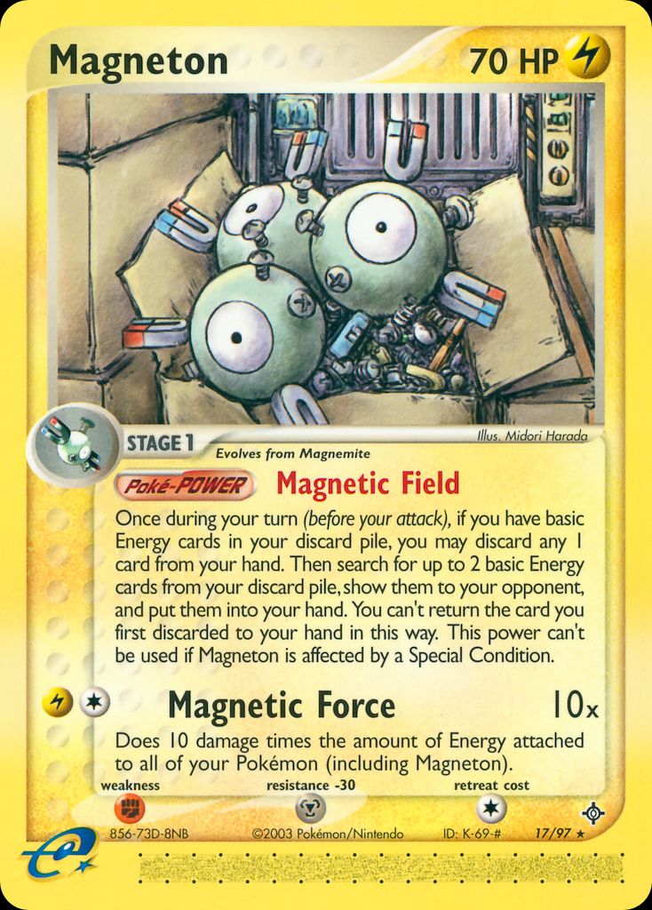 PSA 10 Magneton EX FireRed & LeafGreen graded Pokémon card
