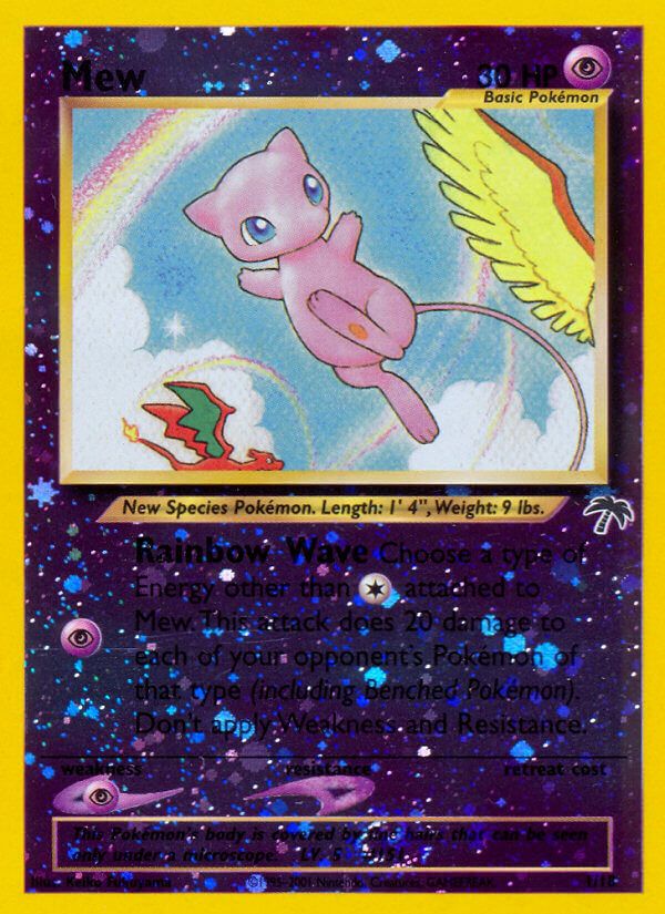 Southern Islands Mew promo collection 2001 PSA 10 graded Pokémon card
