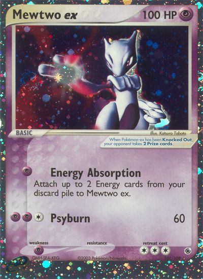 Mewtwo ex from EX Ruby and Sapphire 101/109