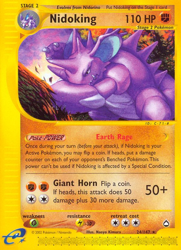 PSA 10 Nidoking EX FireRed & LeafGreen graded Pokémon card