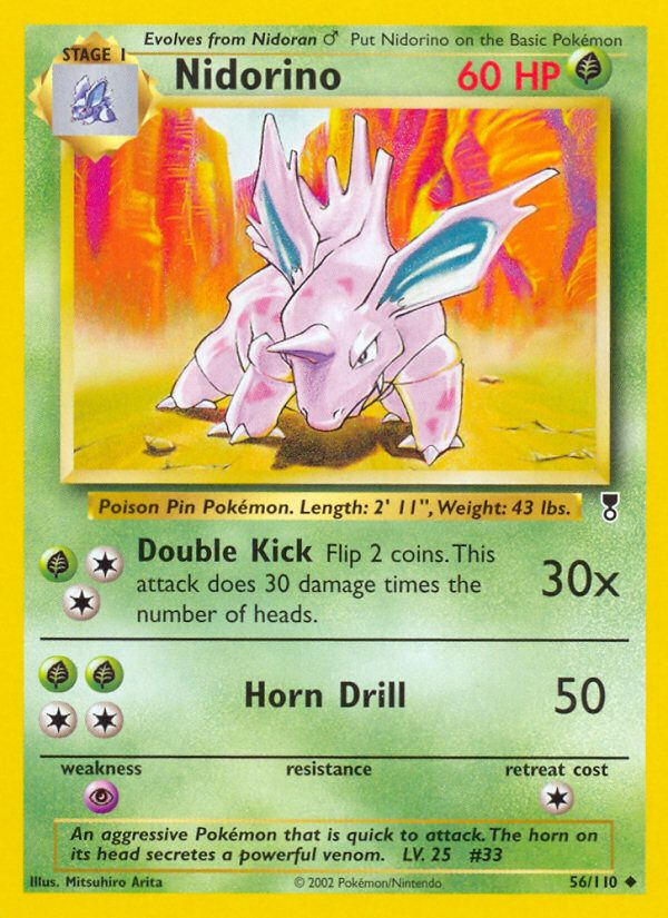 PSA 10 Nidorino EX FireRed & LeafGreen graded Pokémon card