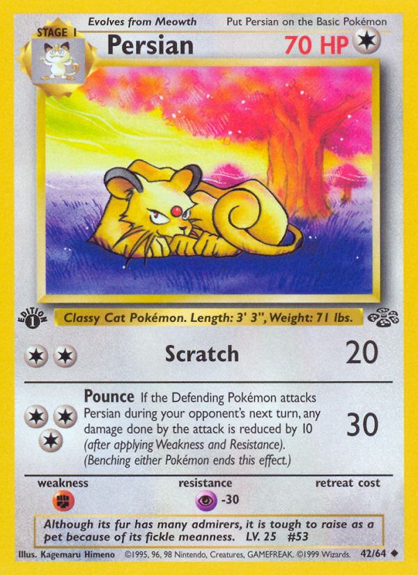 PSA 10 Persian Jungle graded Pokémon card