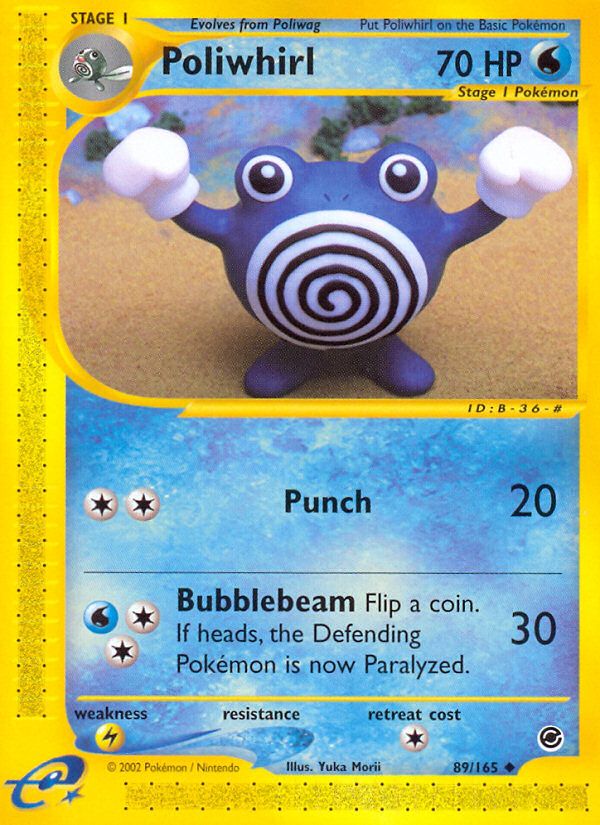 PSA 10 Poliwhirl Expedition Base Set graded Pokémon card