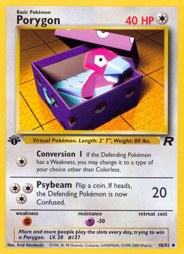 PSA 10 Porygon Jungle graded Pokémon card