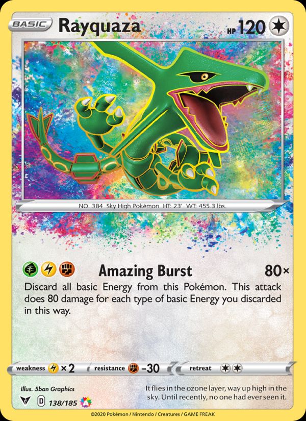 Rayquaza Amazing Rare
