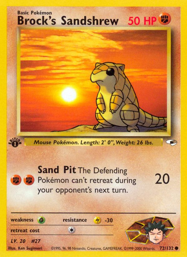 PSA 10 Sandshrew Team Rocket graded Pokémon card