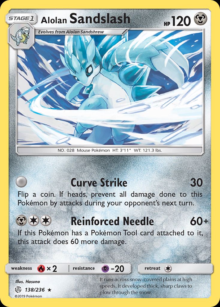 PSA 10 Alolan Sandslash-GX Guardians Rising graded Pokémon card