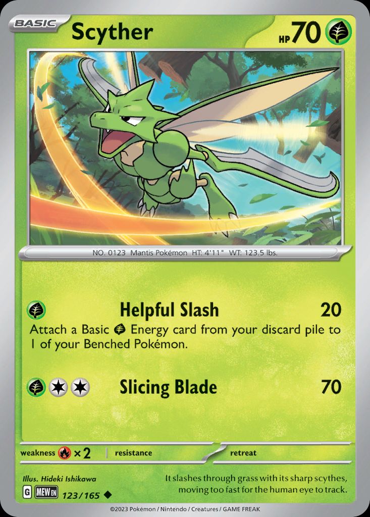 PSA 10 Scyther Expansion Pack graded Pokémon card