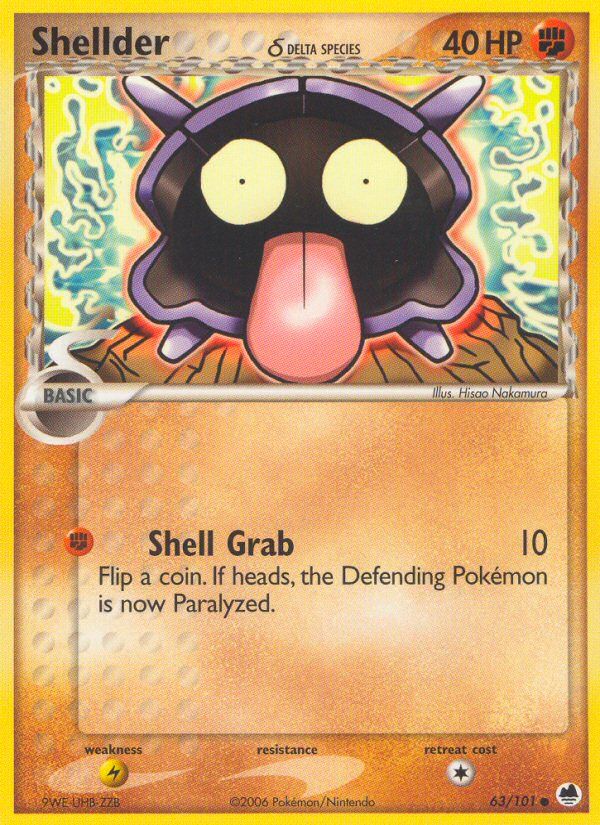 PSA 10 Shellder EX FireRed & LeafGreen graded Pokémon card