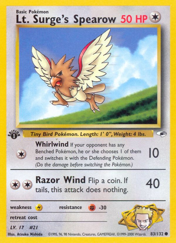 PSA 10 Spearow Triumphant graded Pokémon card