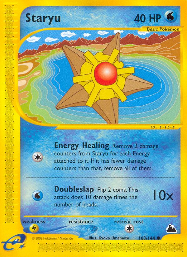 PSA 10 Staryu Skyridge graded Pokémon card