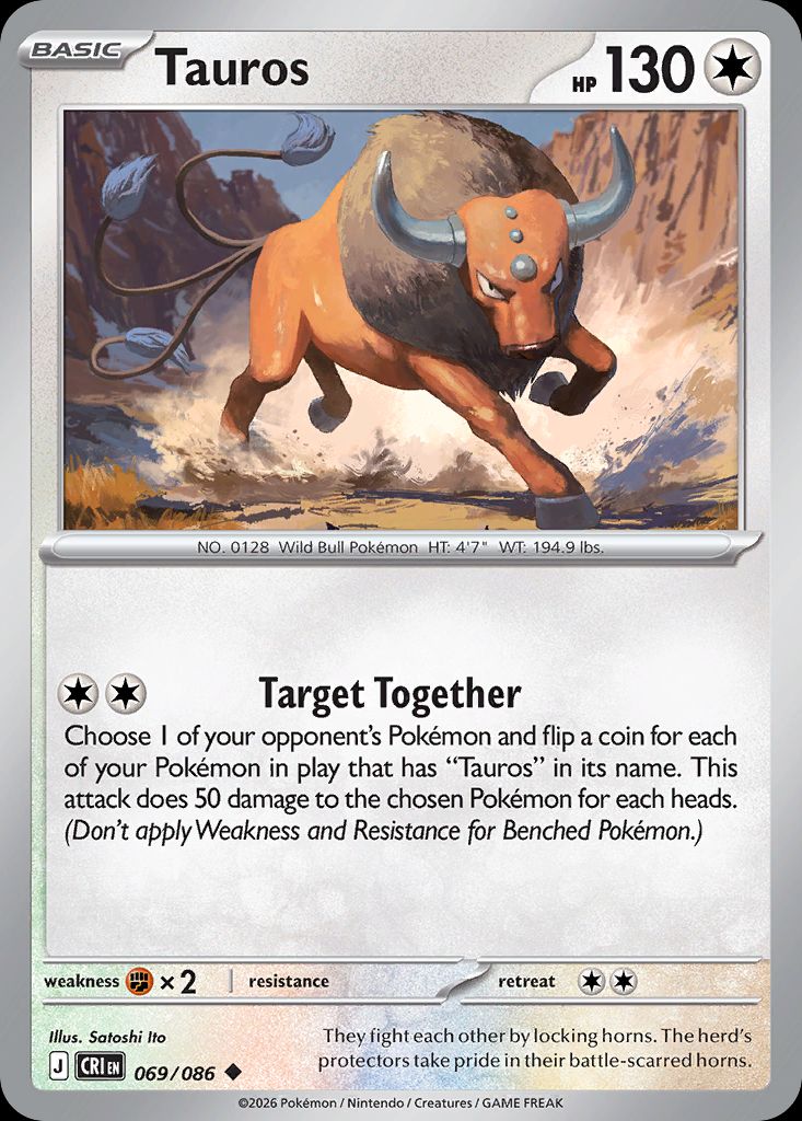 PSA 10 Tauros EX FireRed & LeafGreen graded Pokémon card