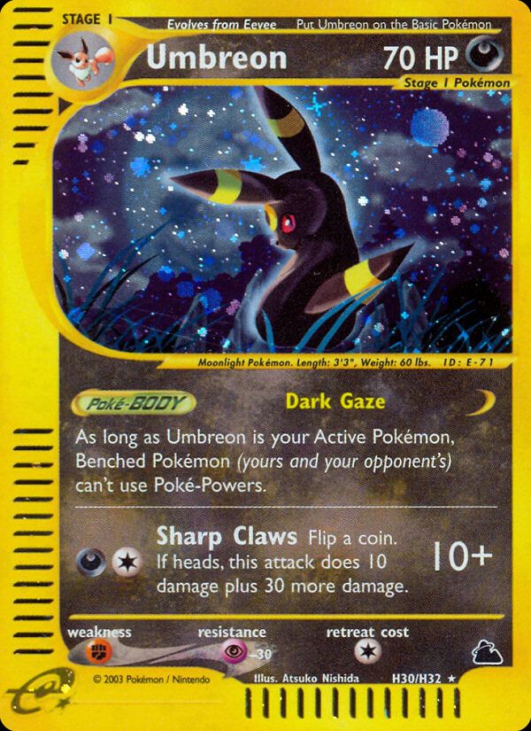 Umbreon Holo Rare from Skyridge
