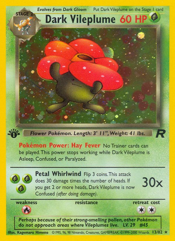 PSA 10 Vileplume Neo Discovery graded Pokémon card