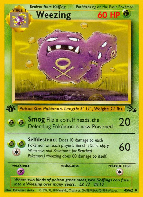 PSA 10 Weezing Neo Discovery graded Pokémon card