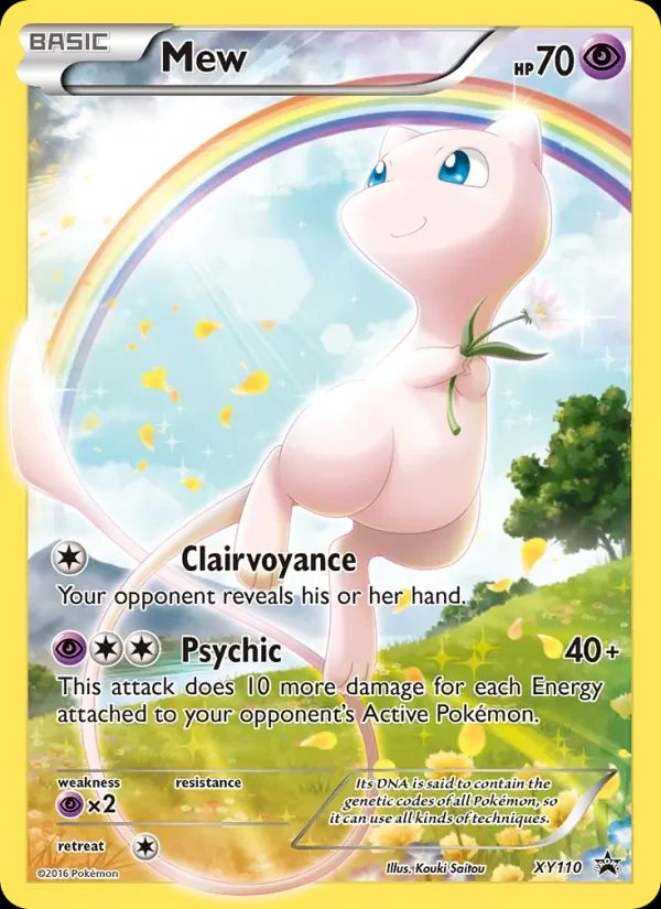 Mew XY Black Star Promos card