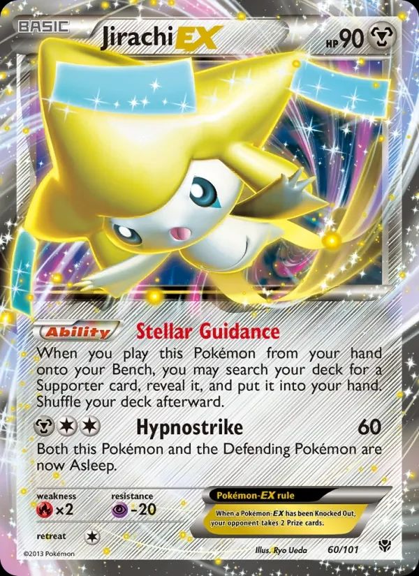 Jirachi EX Plasma Blast card
