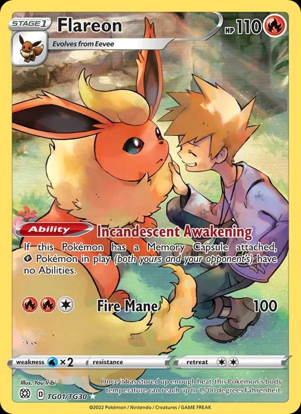 Flareon Brilliant Stars card