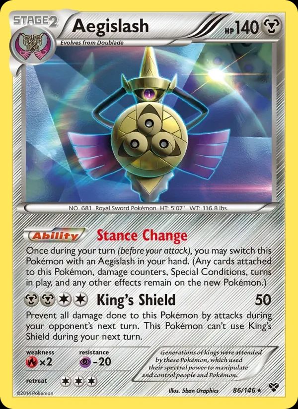 Aegislash XY card