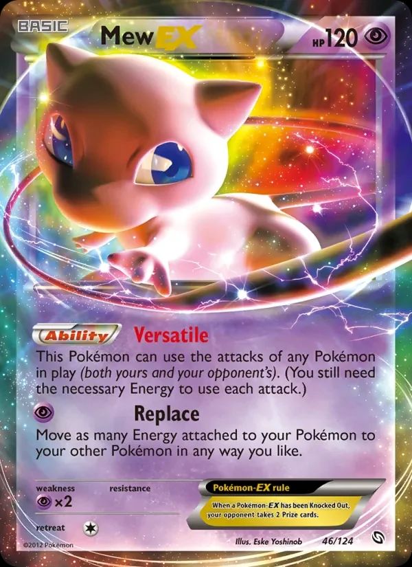 Mew EX Dragons Exalted card