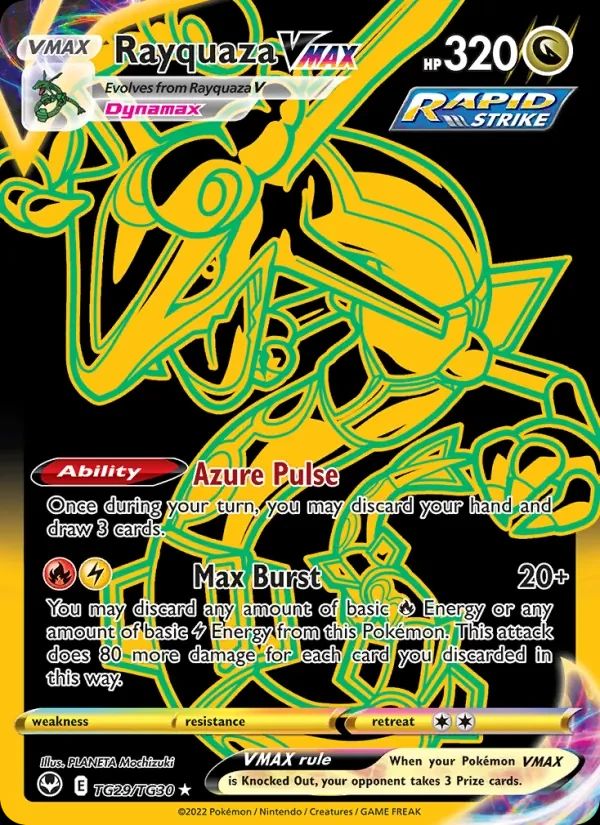 Rayquaza VMAX Silver Tempest card