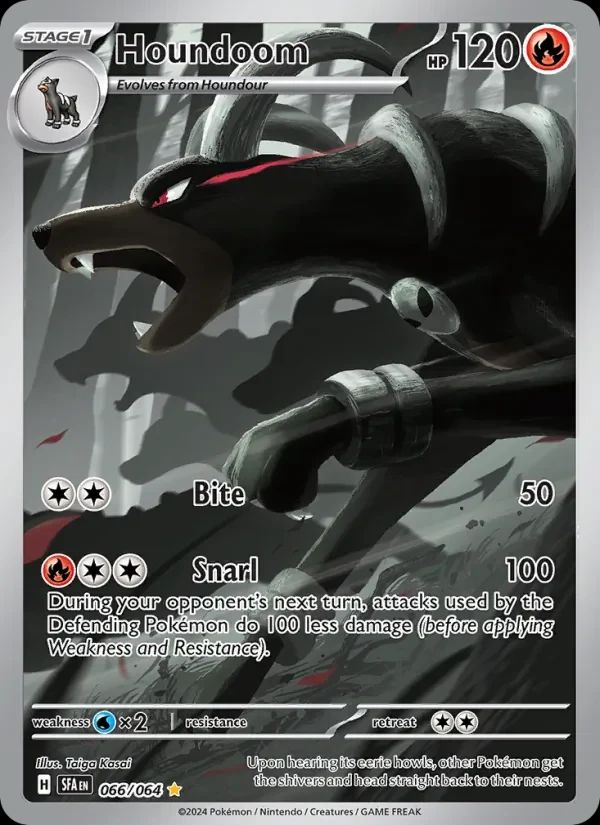 Houndoom Shrouded Fable card