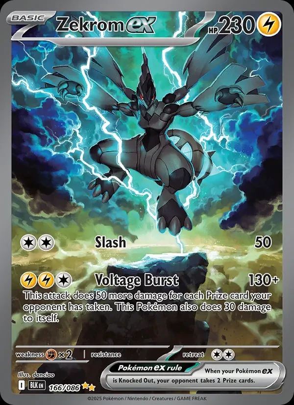 Zekrom ex Black Bolt card