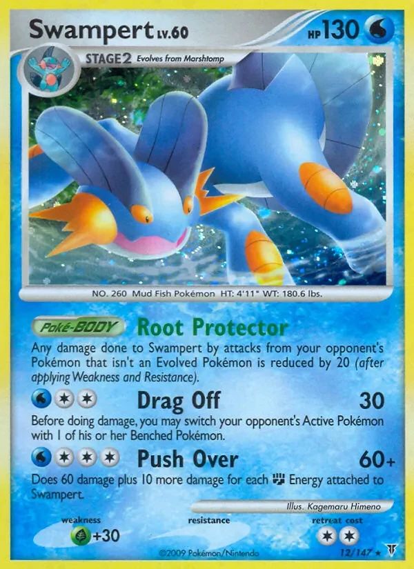 Swampert Supreme Victors card