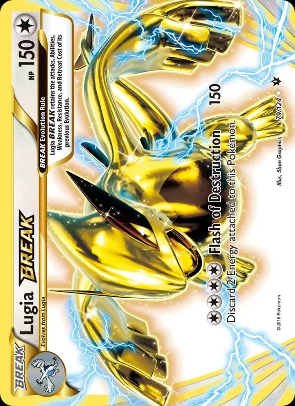 Lugia BREAK Fates Collide card