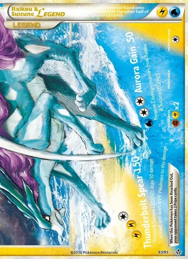 Raikou & Suicune LEGEND Unleashed card