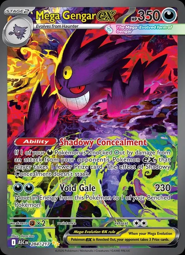 Mega Gengar ex Ascended Heroes card