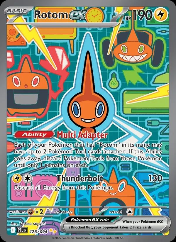 Rotom ex Phantasmal Flames card