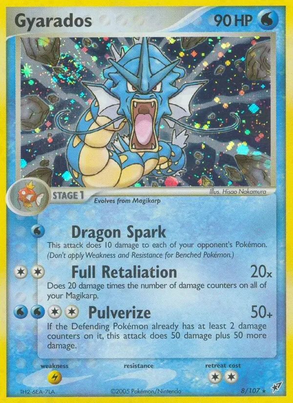 Gyarados EX Deoxys card