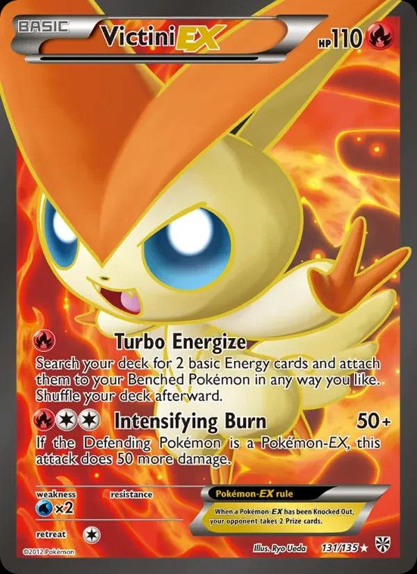 Victini EX Plasma Storm card