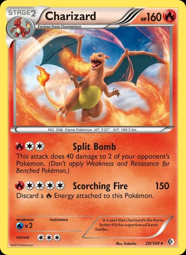 Charizard Boundaries Crossed card