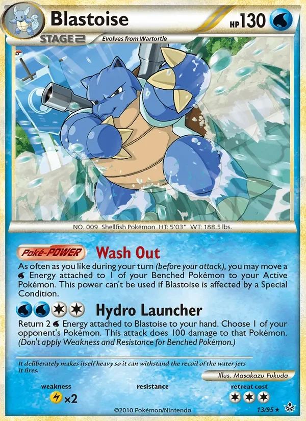 Blastoise Unleashed card
