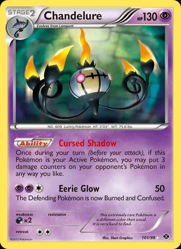 Chandelure Next Destinies card