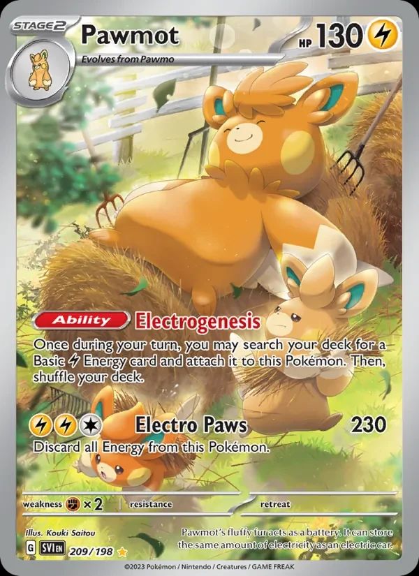 Pawmot Scarlet & Violet card