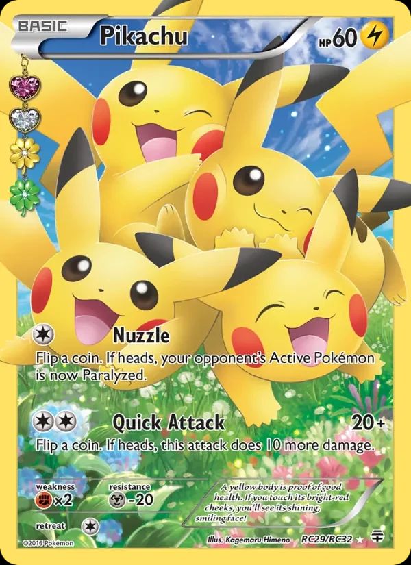 Pikachu Generations card