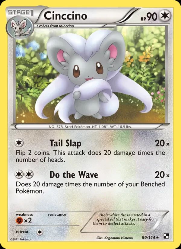 Cinccino Black & White card