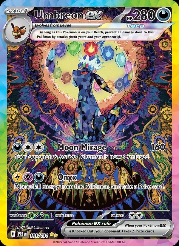 Umbreon ex Prismatic Evolutions card